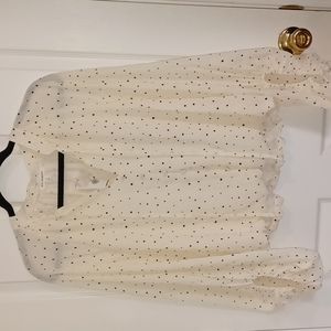 Polka dot Blue Pepper Blouse